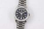 2024 New TWS Factory The Best Rolex Day Date II Watch 40MM Replica Watch Black Dial